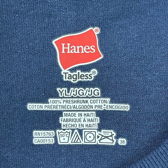 NWT Hanes Kid's Blue Short Sleeve UVA Virginia Cavaliers Basic Logo T-Shirt - Picture 4 of 8